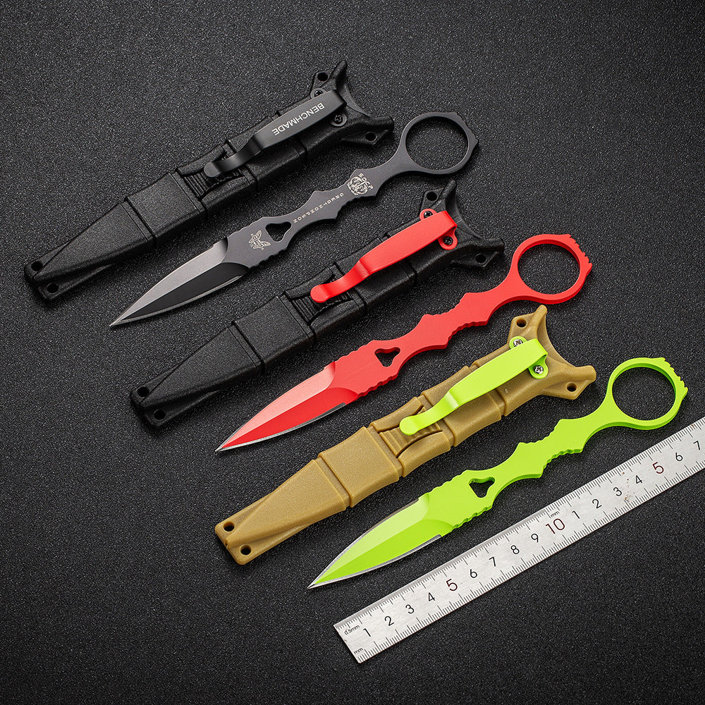Fixed Blade TacticalKnife COMBO SOCP Dagger3.22" Blade, K sheath - Tophatter Daily Deals