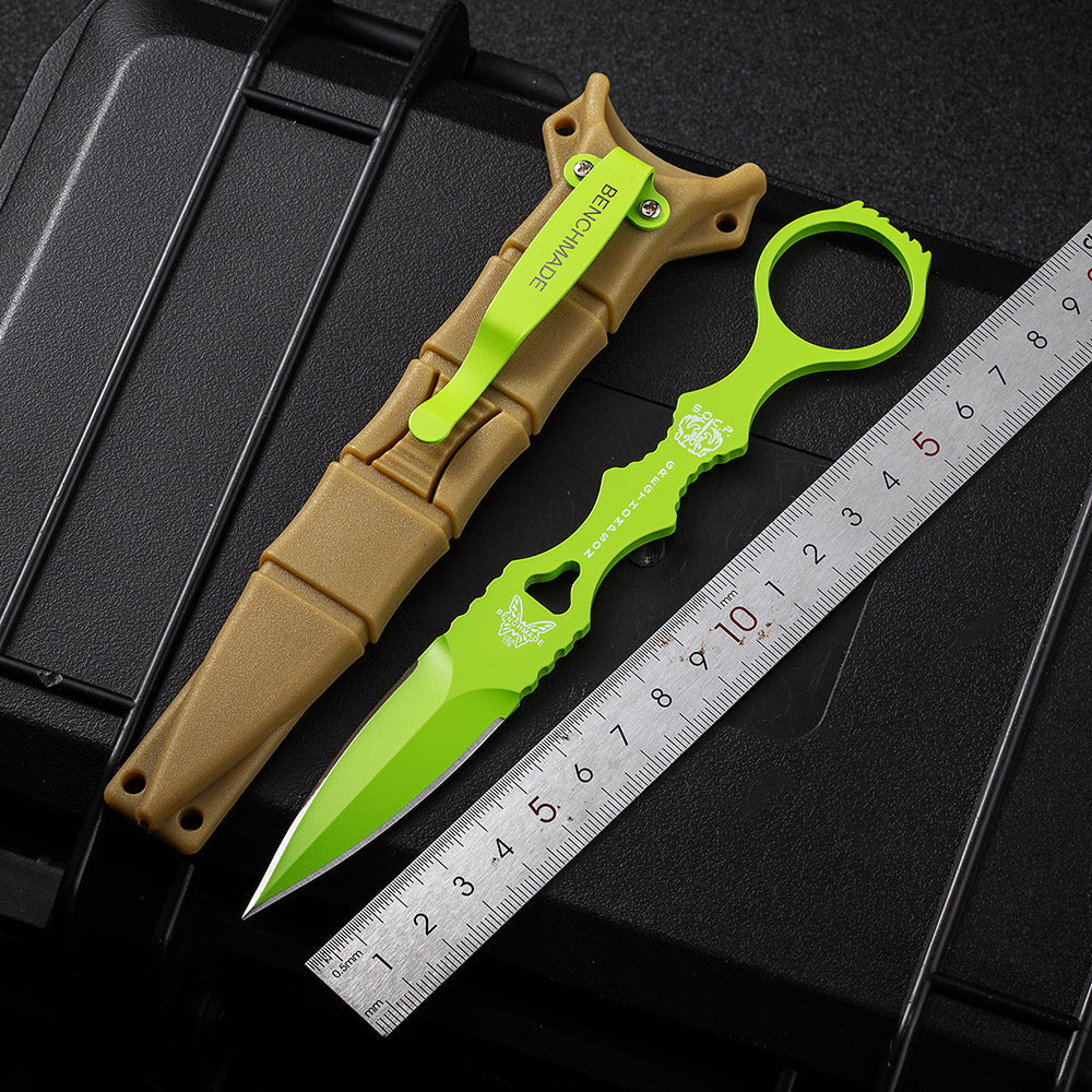 Fixed Blade TacticalKnife COMBO SOCP Dagger3.22" Blade, K sheath - Tophatter Daily Deals
