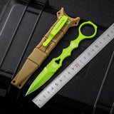 Fixed Blade TacticalKnife COMBO SOCP Dagger3.22" Blade, K sheath - Tophatter Daily Deals