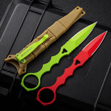 Fixed Blade TacticalKnife COMBO SOCP Dagger3.22" Blade, K sheath - Tophatter Daily Deals