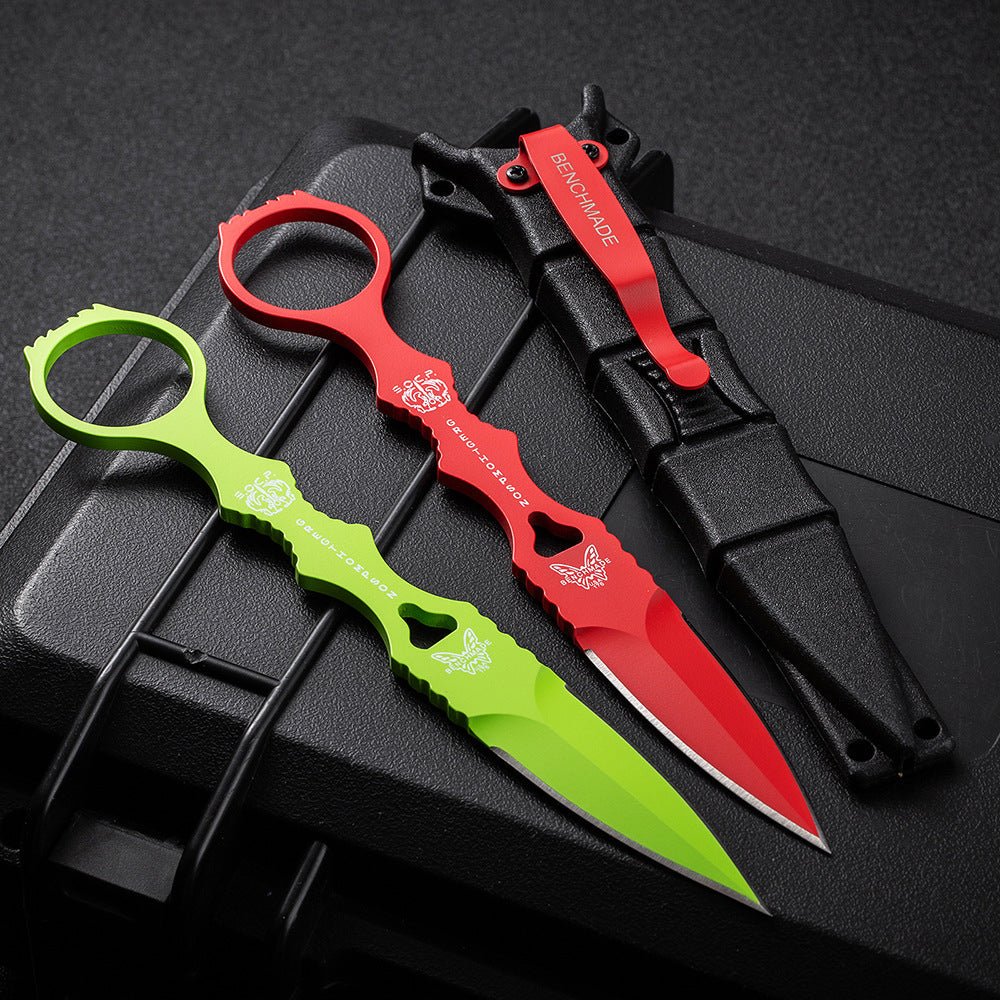 Fixed Blade TacticalKnife COMBO SOCP Dagger3.22" Blade, K sheath - Tophatter Daily Deals