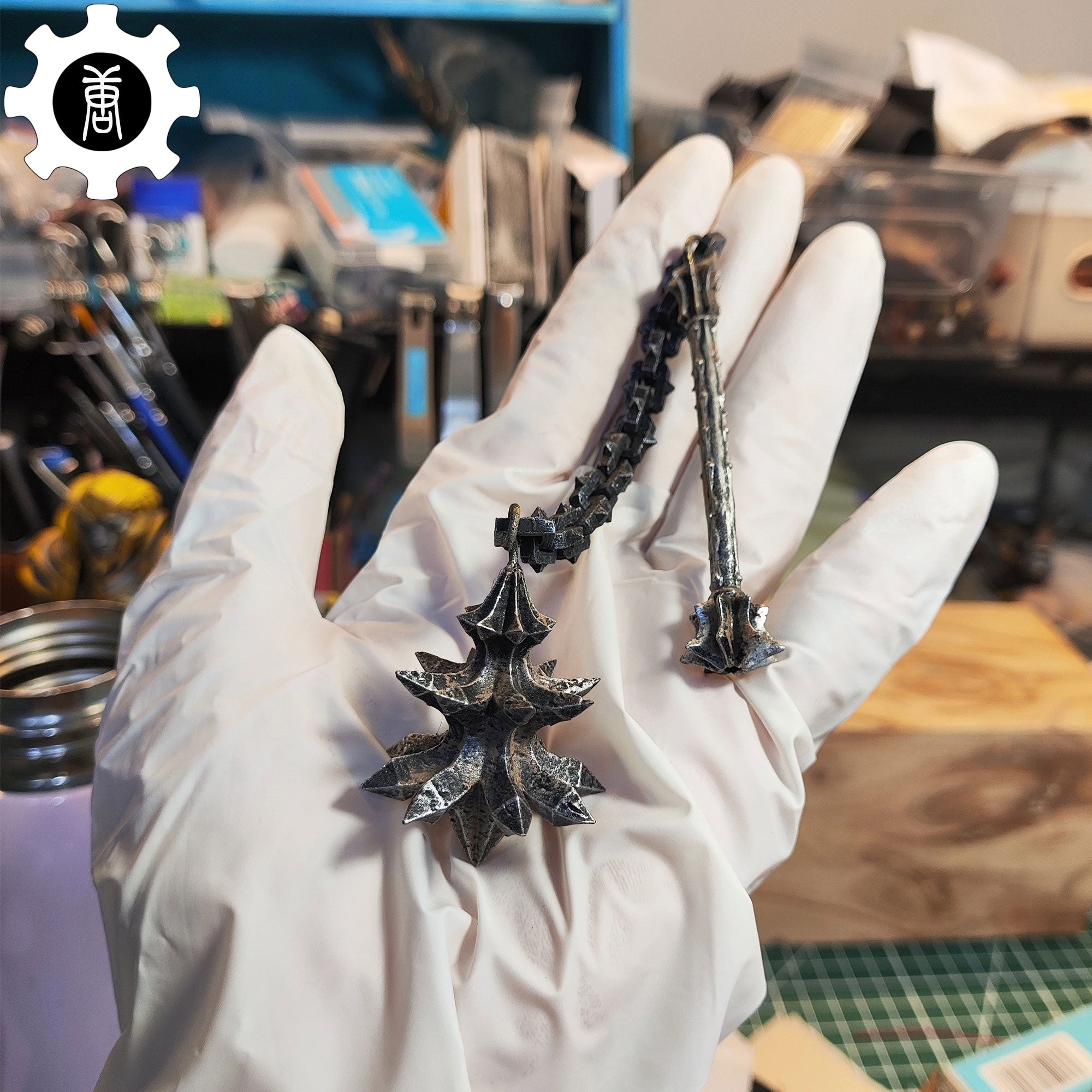 3D Printed 1: 12 Scale Flail Of The Witch-King Replica - Tophatter Daily Deals