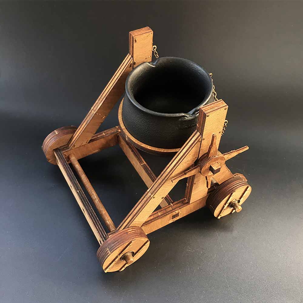 AM007 Flaming Chariot Wooden Mechanical Toys Military Model Kits for Adults 3D Mechanical Model Kit - Tophatter Daily Deals