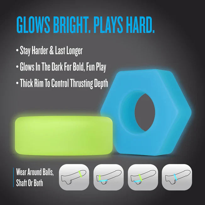 Flash Glow In The Dark Cockrings - Tophatter Daily Deals