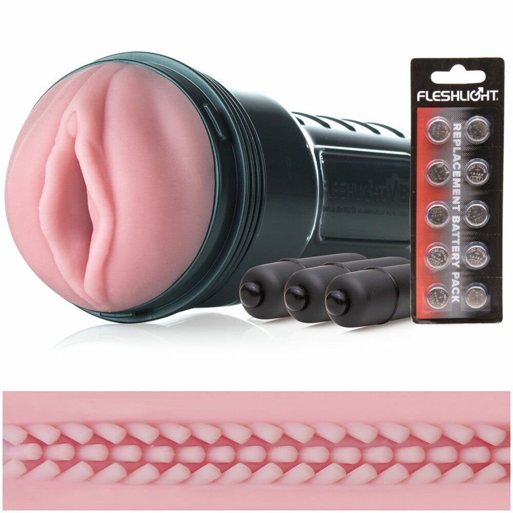 Fleshlight Vibro Pink Lady Touch Masturbator > Sex Toys For Men > Masturbators > Manual - Tophatter Daily Deals
