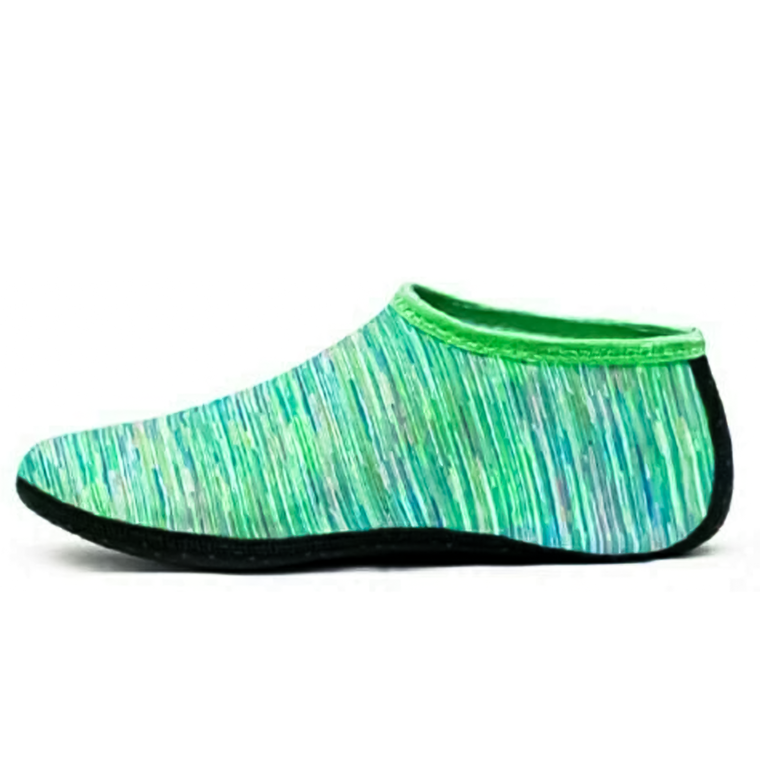 Beach Water Shoes – Unisex Comfortable & Flexible Swim Shoes for Sand, River & Water Park Green Line Swimming Shoes - Tophatter Daily Deals