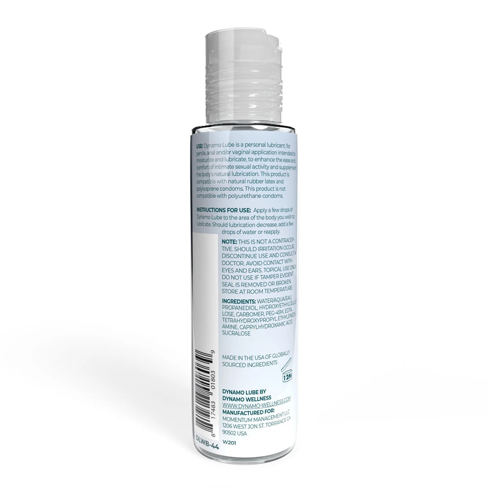 Dynamo Lube Water-Based – Body-Safe Lightweight Personal Lubricant > Lube > Water Based - Tophatter Daily Deals