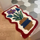 Flower in Vase Mat Rugs - Tophatter Daily Deals