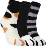 Fluffy Cat Paw Socks - Winter Edition - Tophatter Daily Deals