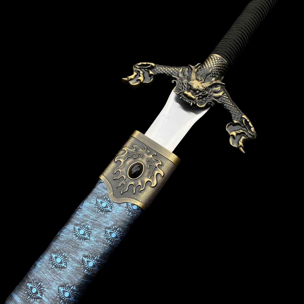 Chinese Style Life-size Flying Dragon Battleb Sword Replica - Tophatter Daily Deals
