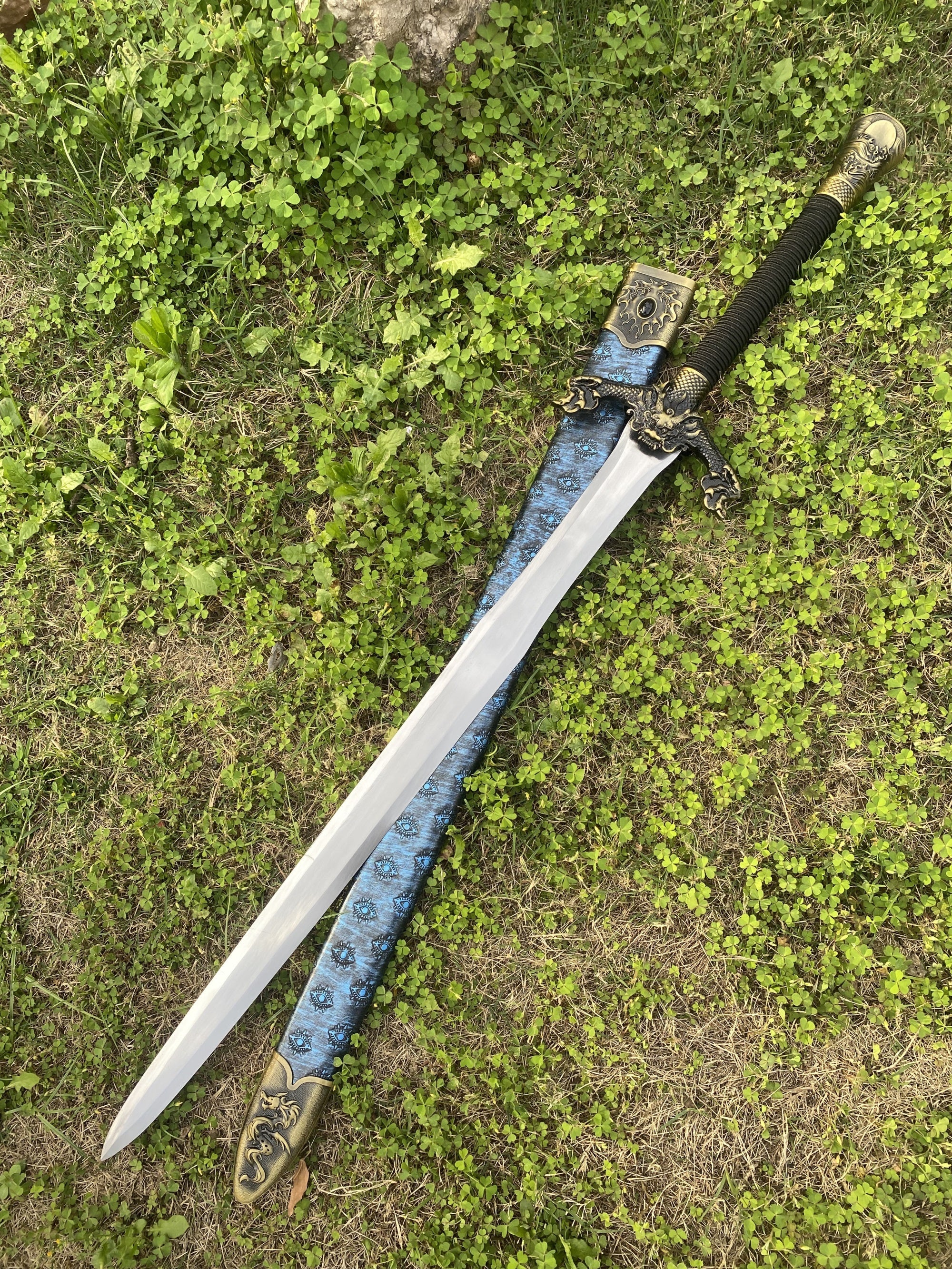 Chinese Style Life-size Flying Dragon Battleb Sword Replica - Tophatter Daily Deals