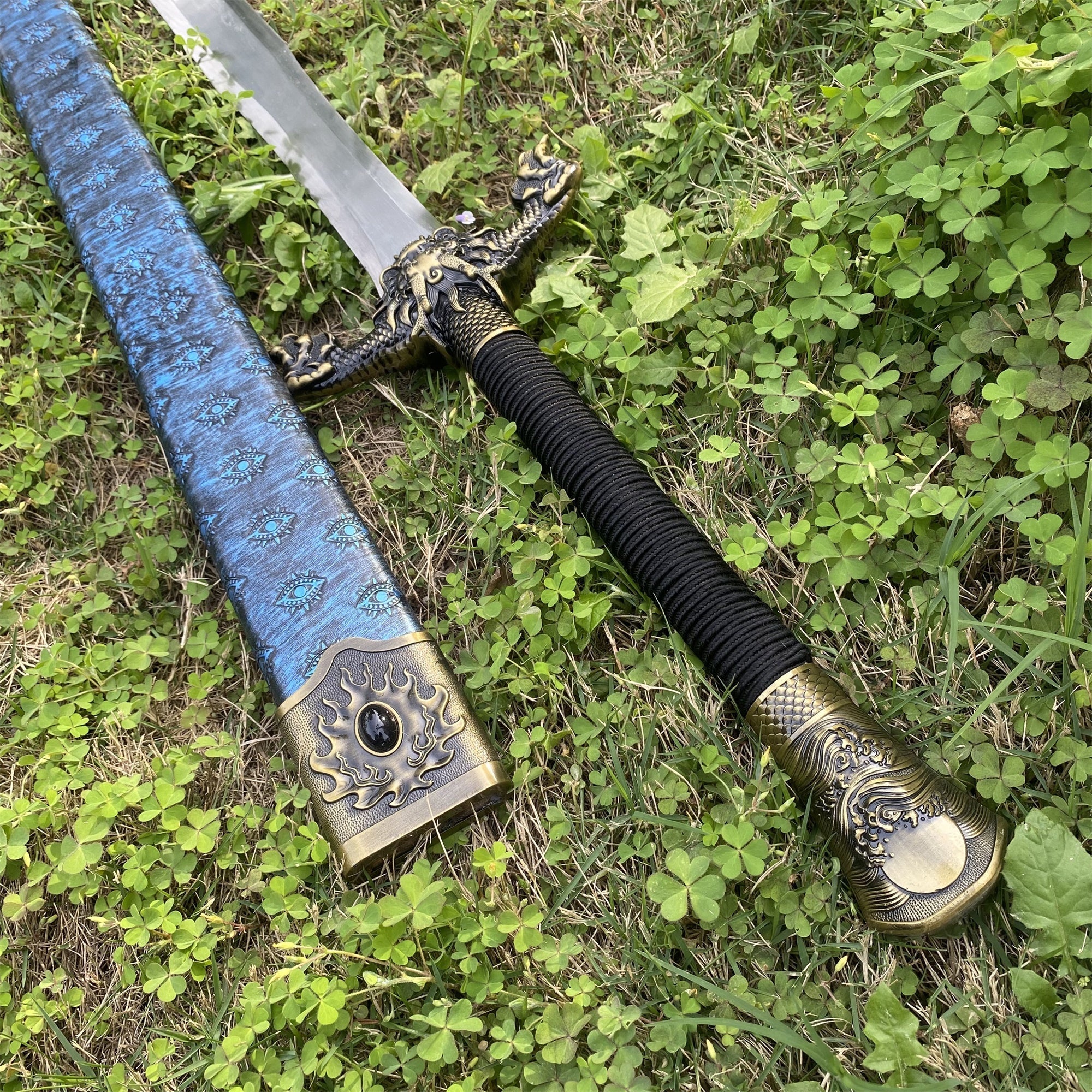 Chinese Style Life-size Flying Dragon Battleb Sword Replica - Tophatter Daily Deals