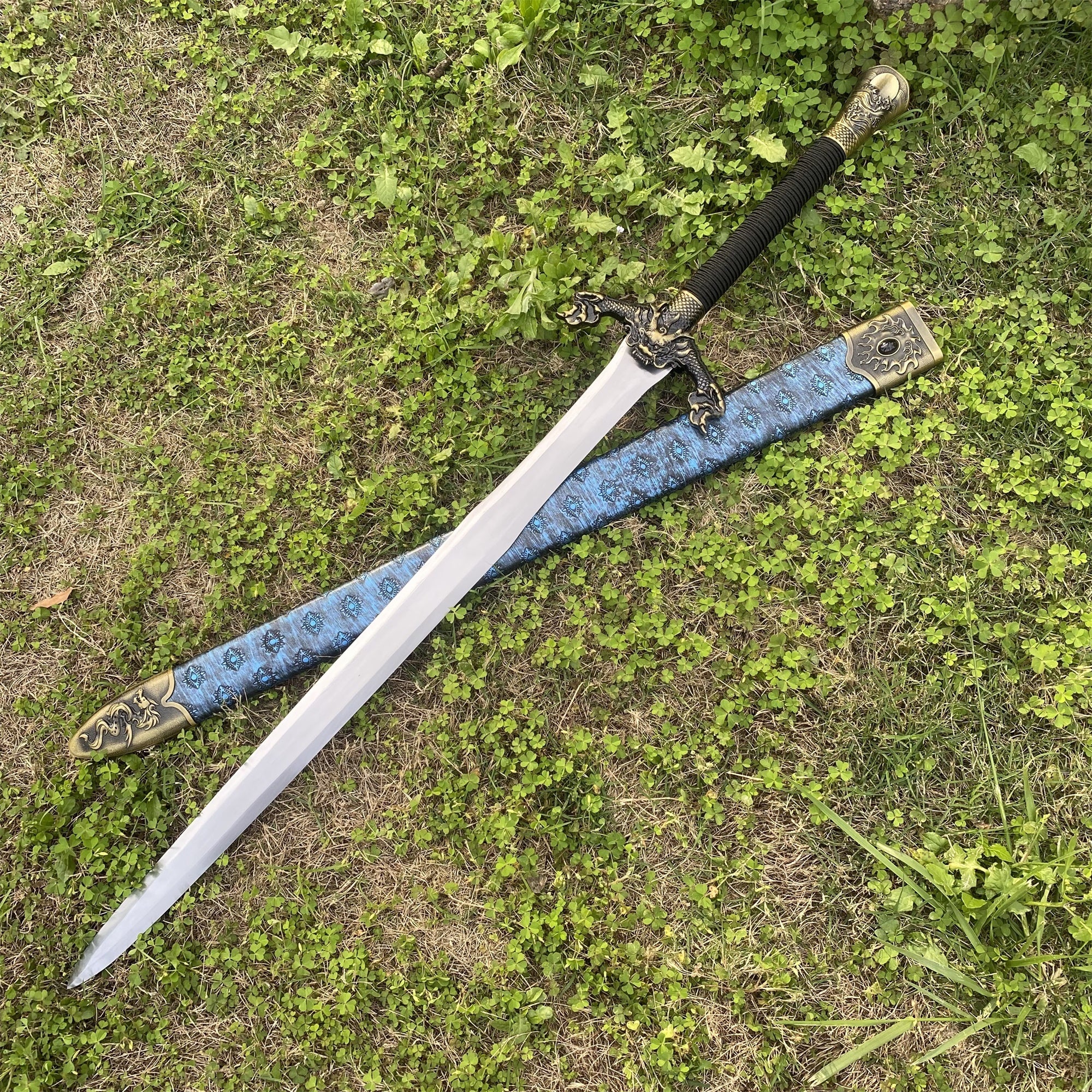 Chinese Style Life-size Flying Dragon Battleb Sword Replica - Tophatter Daily Deals