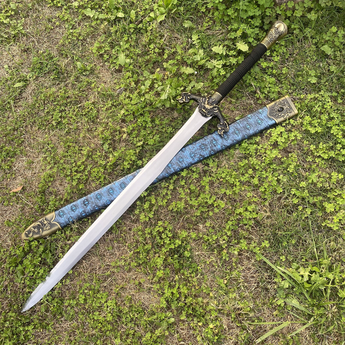 Chinese Style Life-size Flying Dragon Battleb Sword Replica - Tophatter Daily Deals