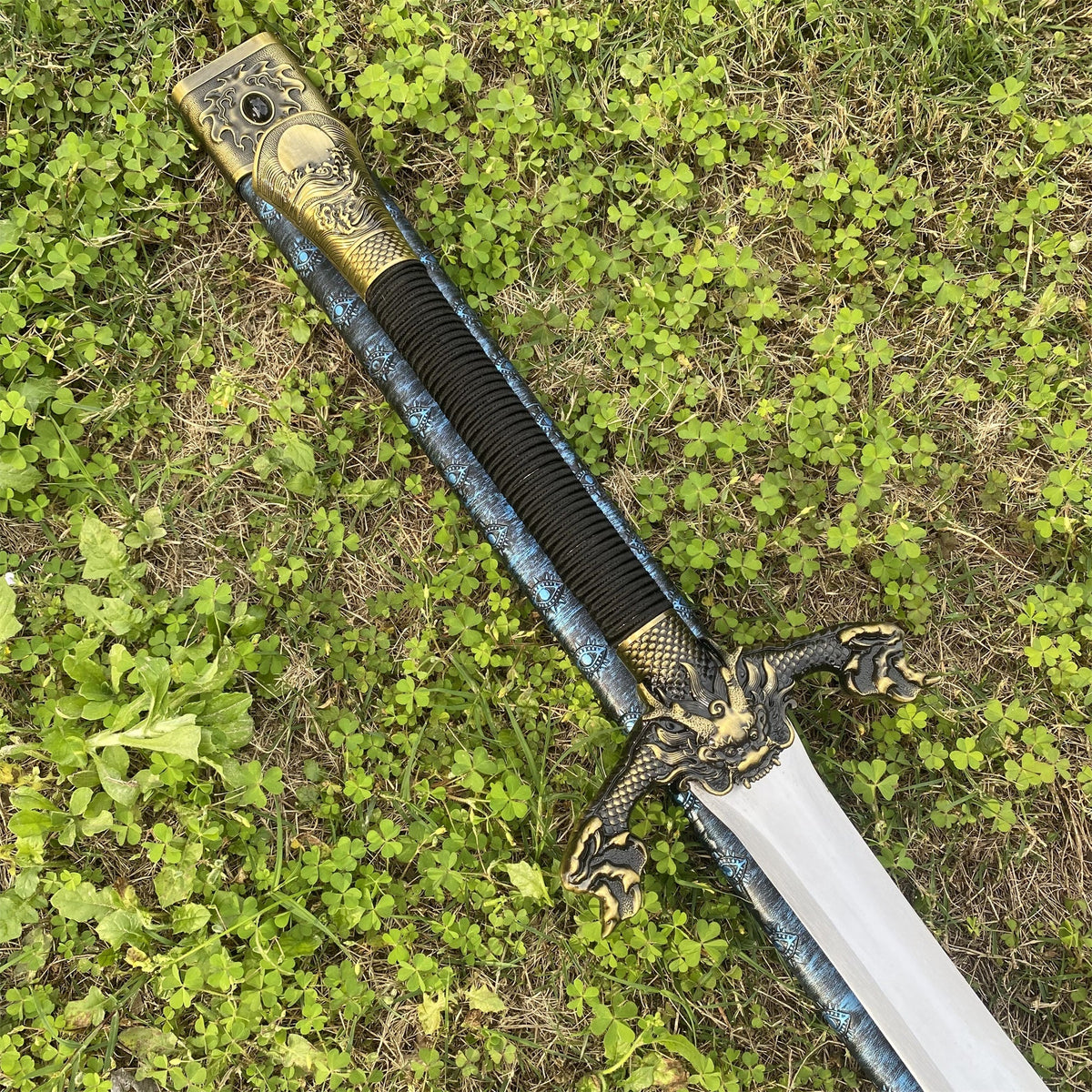 Chinese Style Life-size Flying Dragon Battleb Sword Replica - Tophatter Daily Deals