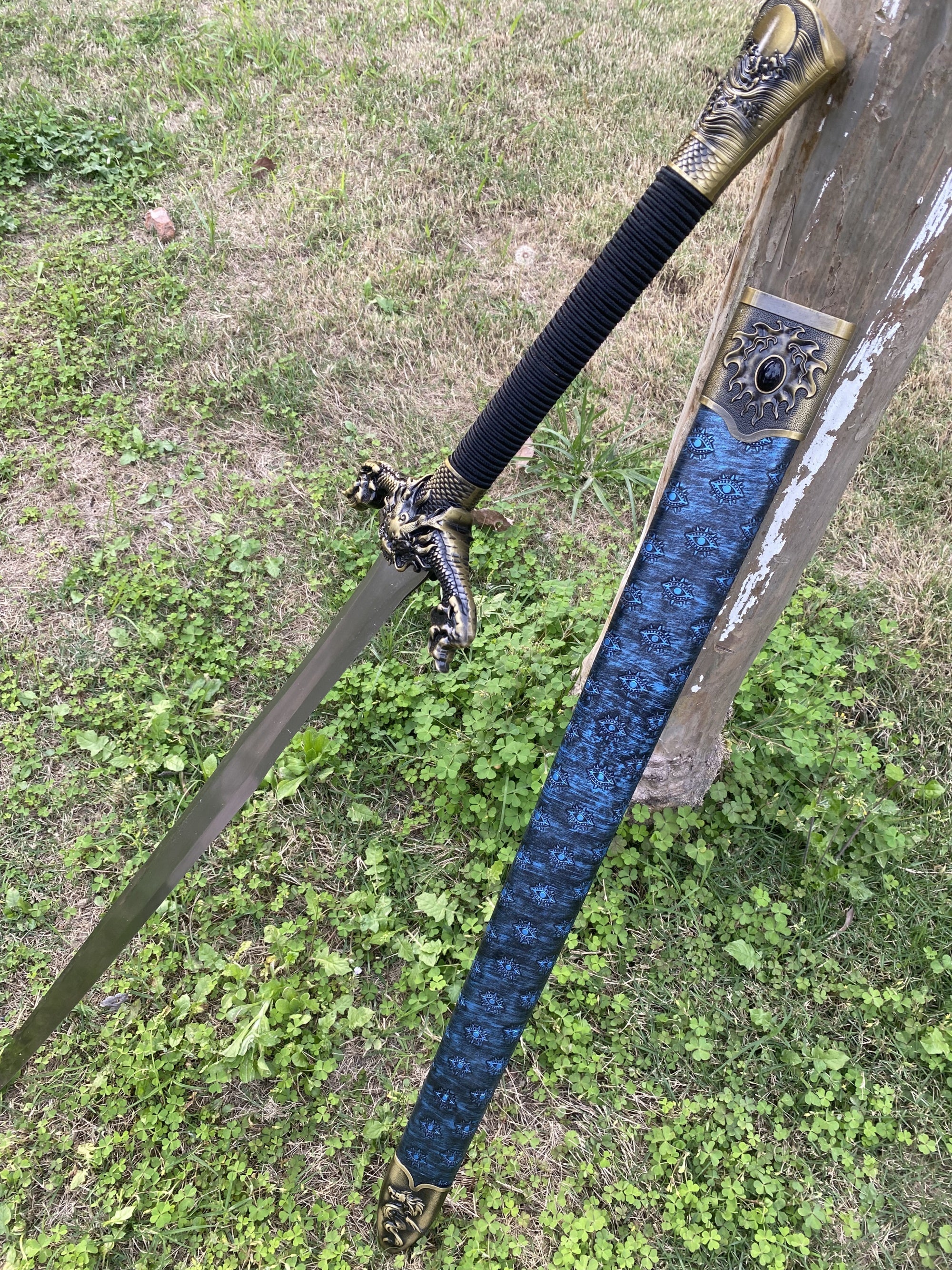 Chinese Style Life-size Flying Dragon Battleb Sword Replica - Tophatter Daily Deals