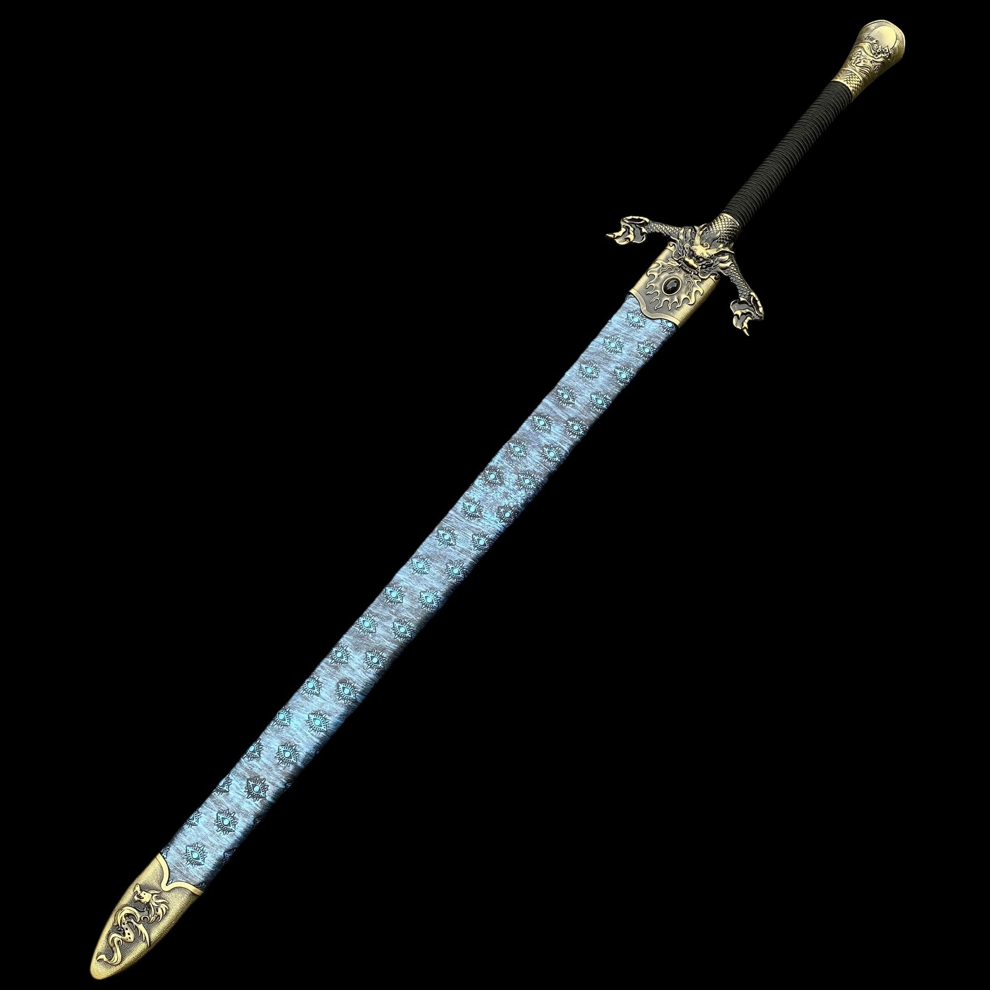 Chinese Style Life-size Flying Dragon Battleb Sword Replica - Tophatter Daily Deals