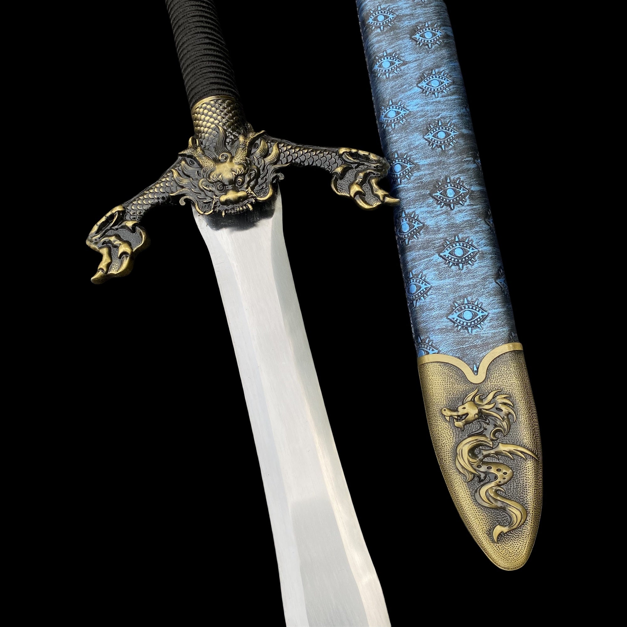 Chinese Style Life-size Flying Dragon Battleb Sword Replica - Tophatter Daily Deals