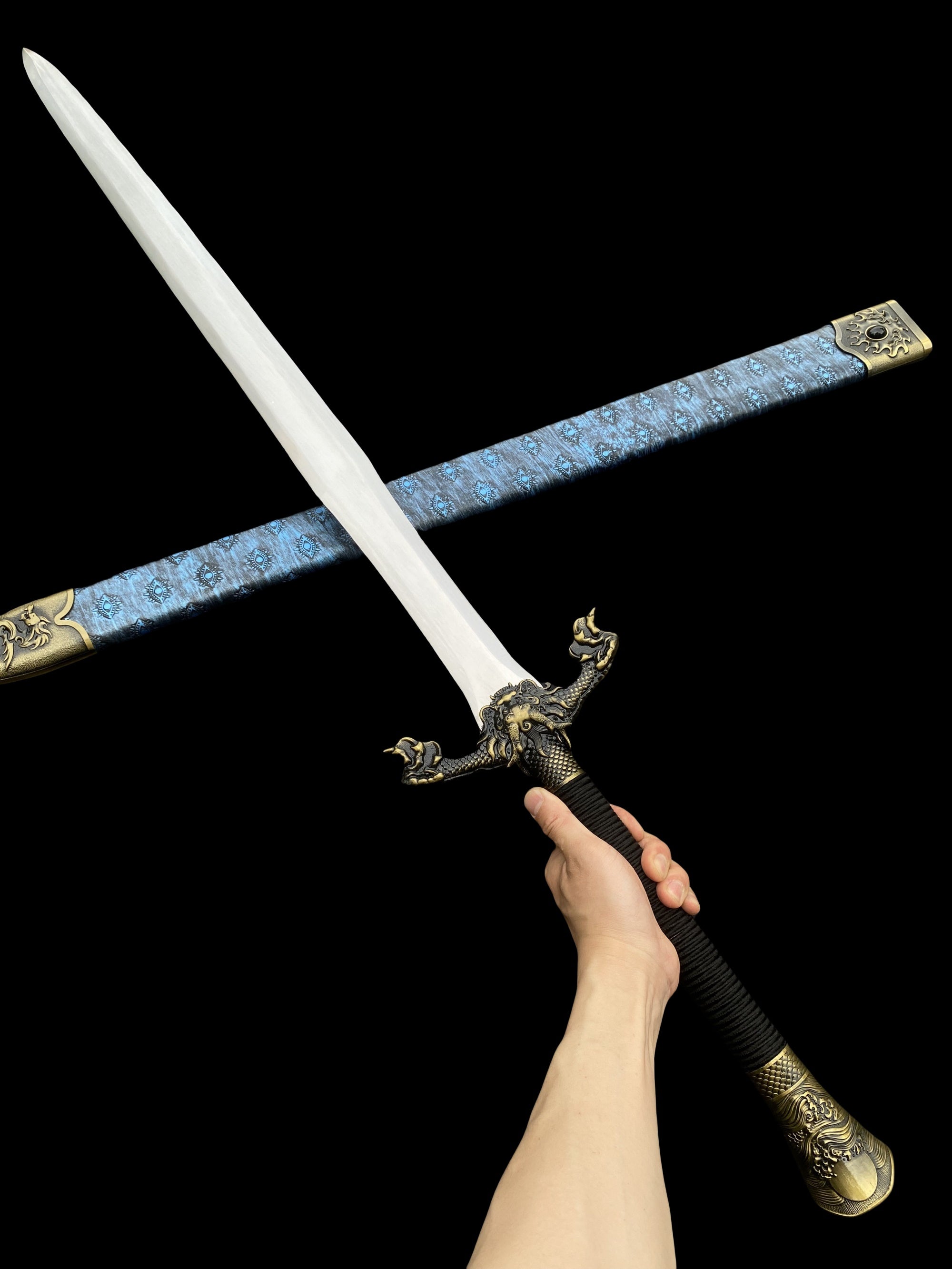 Chinese Style Life-size Flying Dragon Battleb Sword Replica - Tophatter Daily Deals