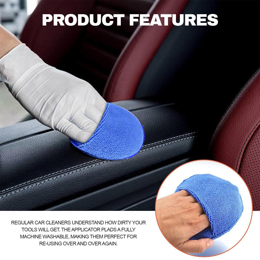 Pads for Car Polisher - 10PCS Car Microfiber Polishing Pads Wax Applicator Foam Sponge Cleaning Buffer Car Accessories - Tophatter Daily Deals