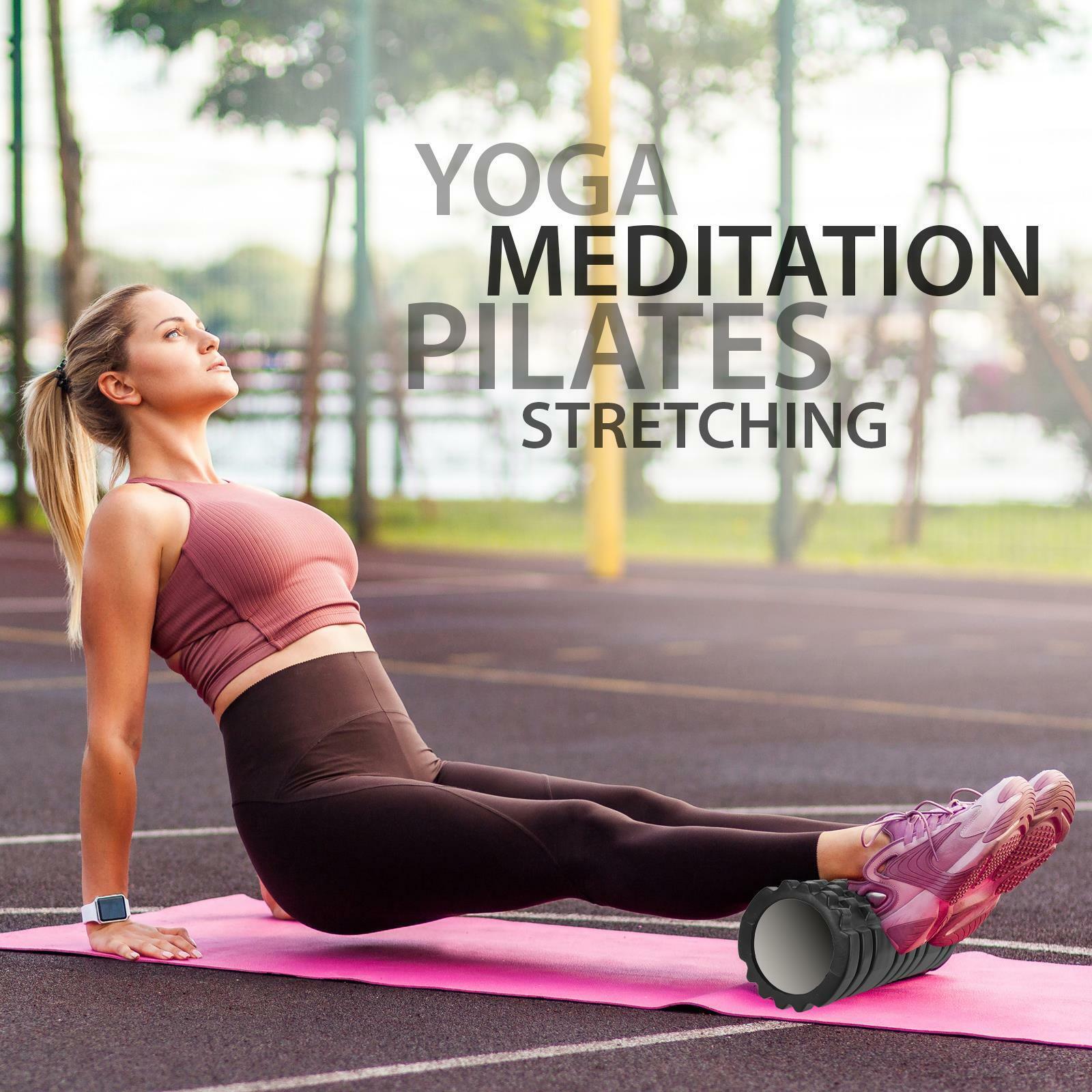 Foam Roller for Back - Foam Fitness Roller Deep Tissue Gym Massage Grid Muscle Trigger Point Muscles Health Care - Tophatter Daily Deals