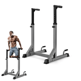 Foldable Dip Bars - Adjustable Dip Stand Multi-function Dip-up Station Heavy-duty Parallel Bars Exercise & Fitness - Tophatter Daily Deals