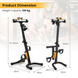 Best Exercise Bike at Home - Pedal Exercise Bike Hand Arm Leg & Knee Fitness Machine Exercise & Fitness - Tophatter Daily Deals