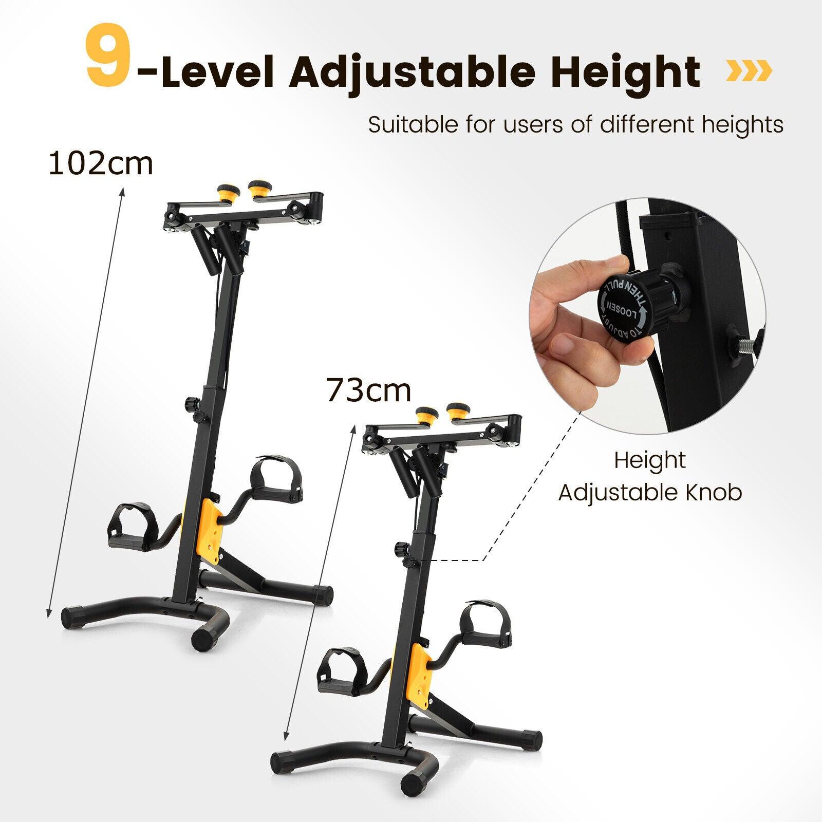 Best Exercise Bike at Home - Pedal Exercise Bike Hand Arm Leg & Knee Fitness Machine Exercise & Fitness - Tophatter Daily Deals
