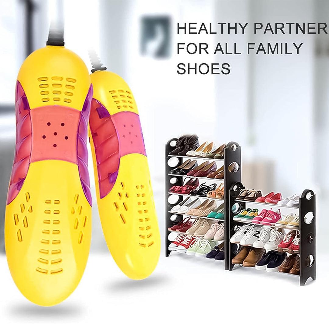 Electric Shoe Dryer UK -Shoe Dryer Heater Foot Protector Boot Odor Deodorant Dehumidifier Sterilizer Apparel & Accessories - Tophatter Daily Deals