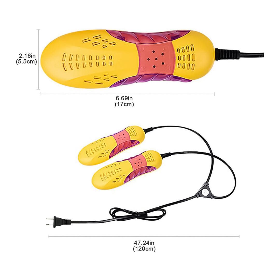 Electric Shoe Dryer UK -Shoe Dryer Heater Foot Protector Boot Odor Deodorant Dehumidifier Sterilizer Apparel & Accessories - Tophatter Daily Deals