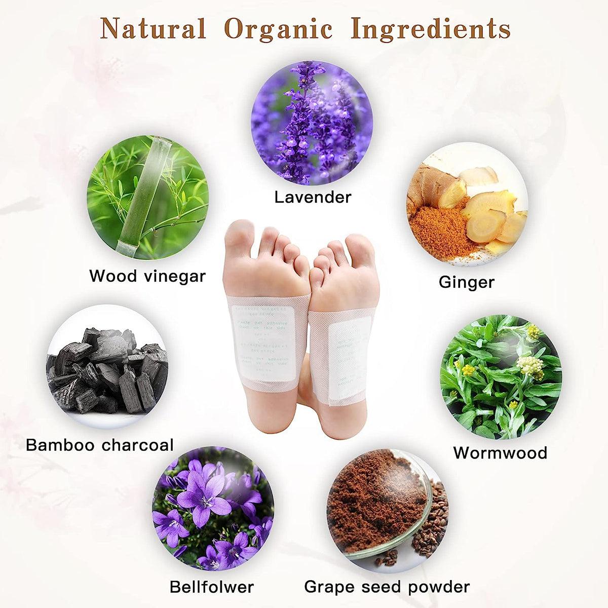 Best Detox Foot Pads UK - 100PCS Body Toxins Feet Slimming Cleansing Health & Beauty - Tophatter Daily Deals