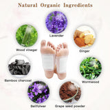 Best Detox Foot Pads UK - 100PCS Body Toxins Feet Slimming Cleansing Health & Beauty - Tophatter Daily Deals