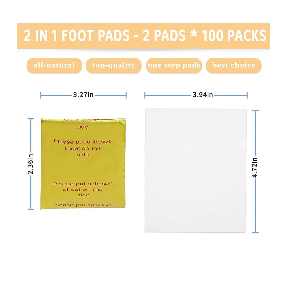 Best Detox Foot Pads UK - 100PCS Body Toxins Feet Slimming Cleansing Health & Beauty - Tophatter Daily Deals