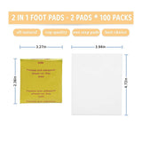 Best Detox Foot Pads UK - 100PCS Body Toxins Feet Slimming Cleansing Health & Beauty - Tophatter Daily Deals