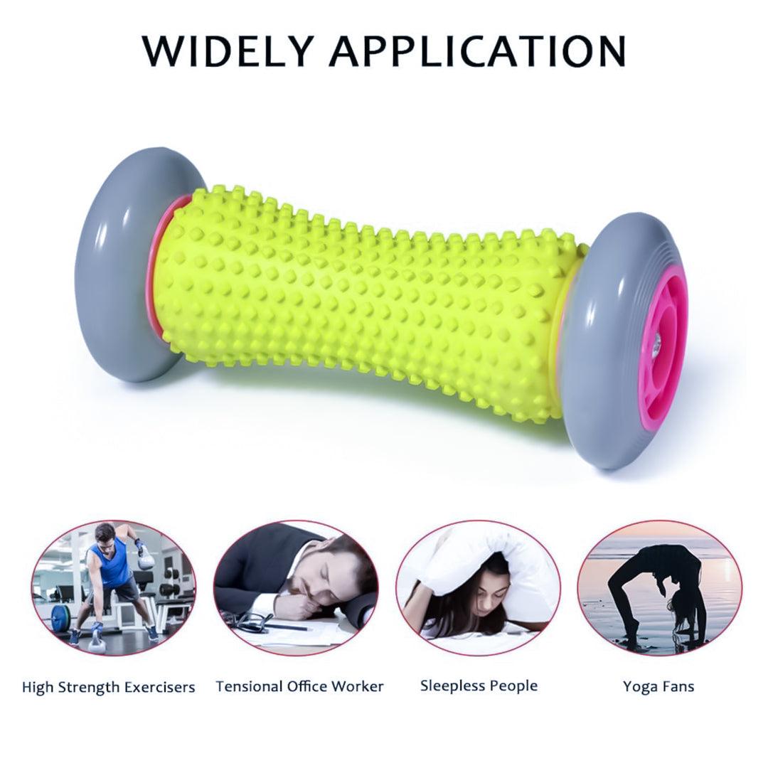 Foot Roller for Plantar Fasciitis - Heel Muscle Knot Pain Tension Reliever Foot Massage Roller Personal Care - Tophatter Daily Deals