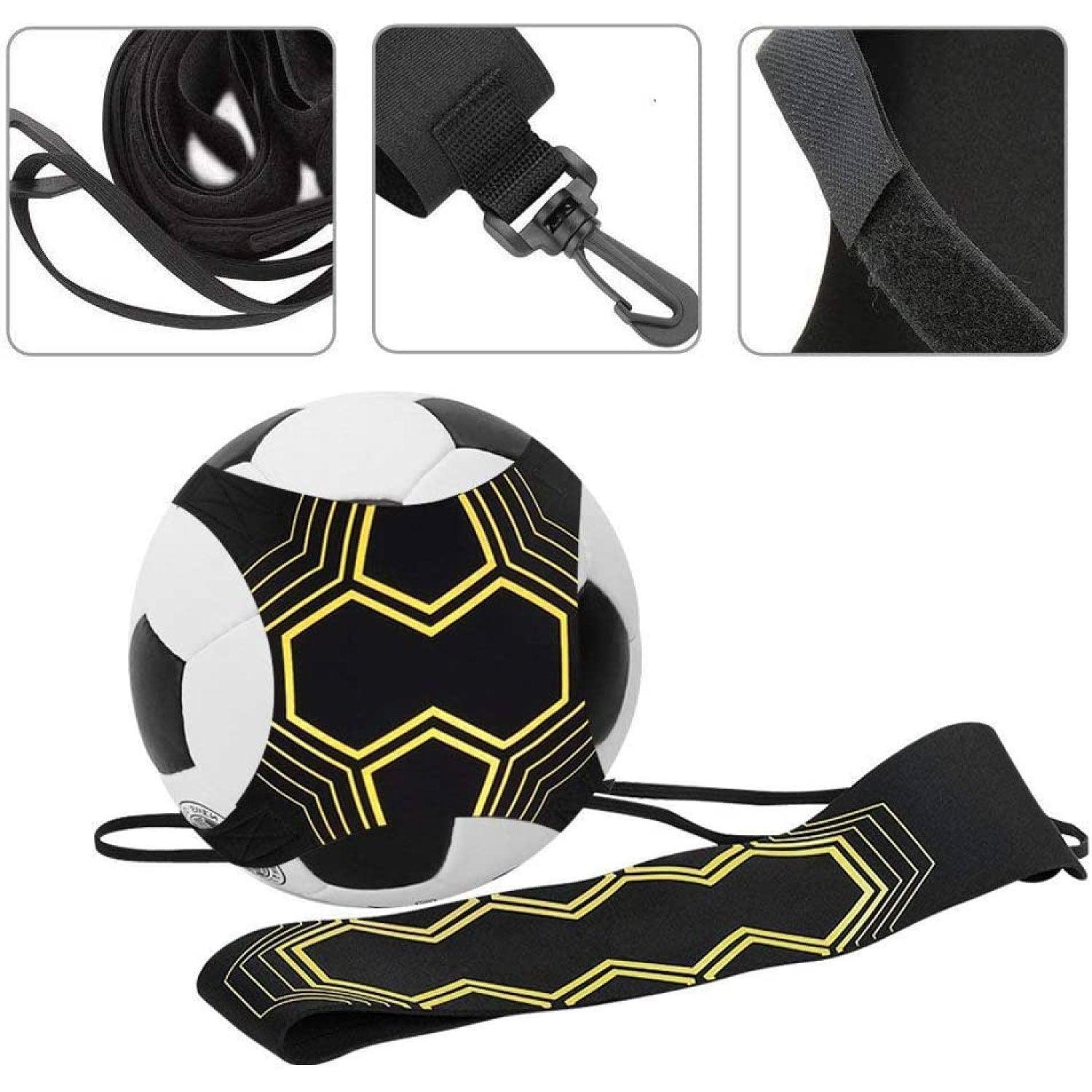 Football Training Belt - Soccer Kick Trainer Rubber Band Football Elastic Band Aid Equipment Waist Belt Soccer - Tophatter Daily Deals