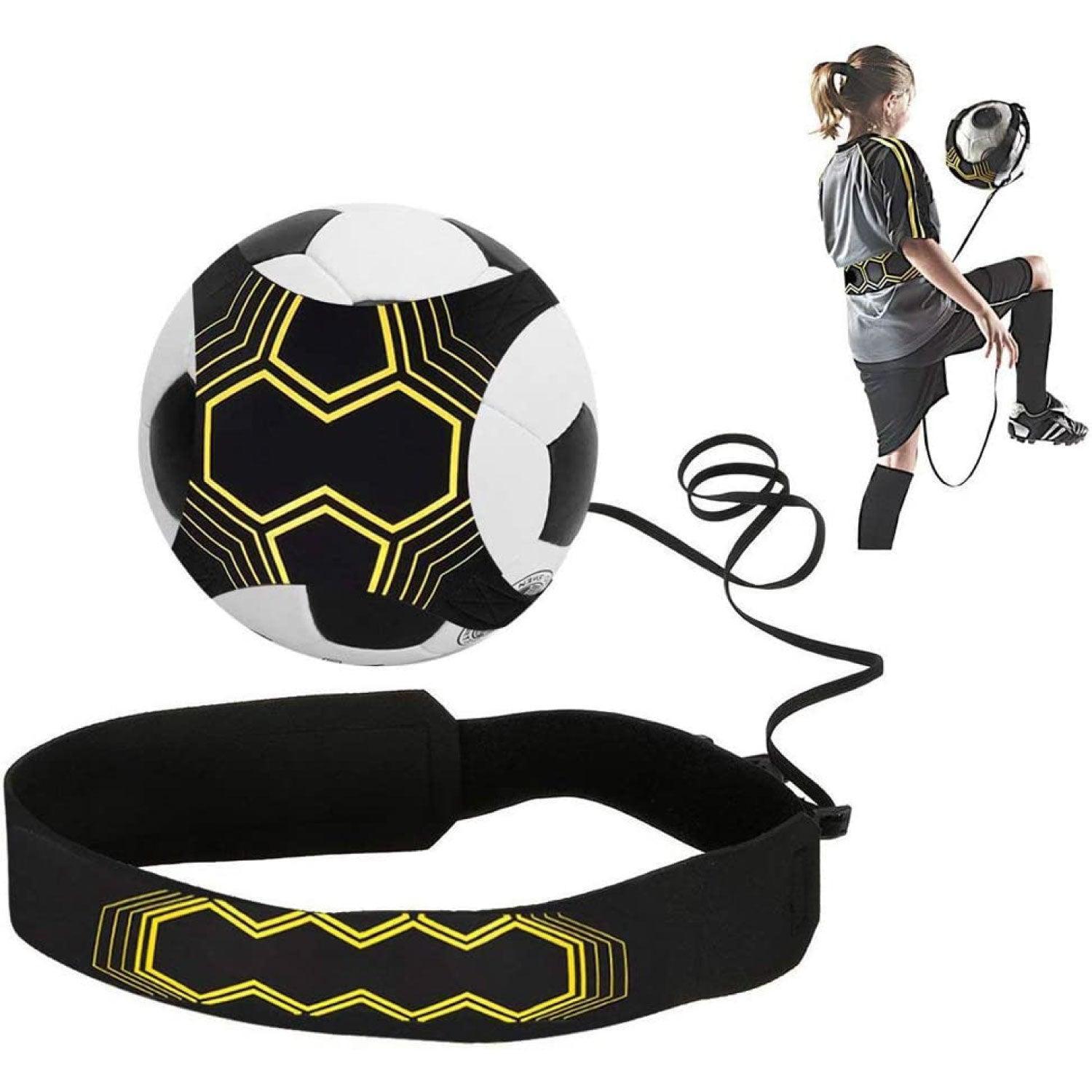Football Training Belt - Soccer Kick Trainer Rubber Band Football Elastic Band Aid Equipment Waist Belt Soccer - Tophatter Daily Deals