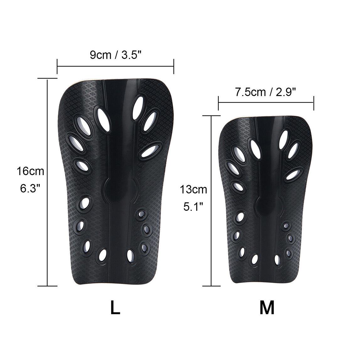 Footballers Shin Pads - Soccer Shin Protector Pad To Secure Leg Shin Guards Sport Guard Strapless Breathable Pads Soccer - Tophatter Daily Deals