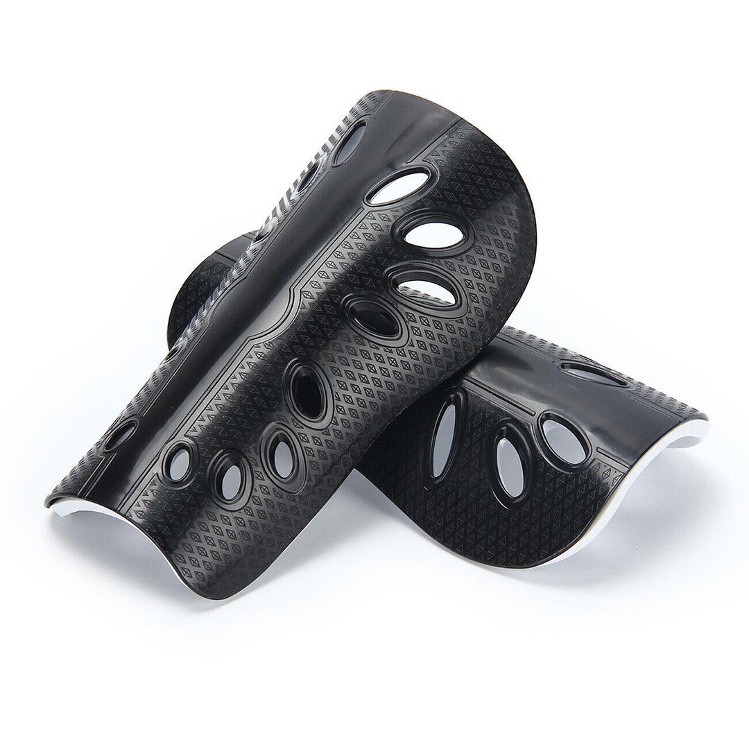 Footballers Shin Pads - Soccer Shin Protector Pad To Secure Leg Shin Guards Sport Guard Strapless Breathable Pads Soccer - Tophatter Daily Deals