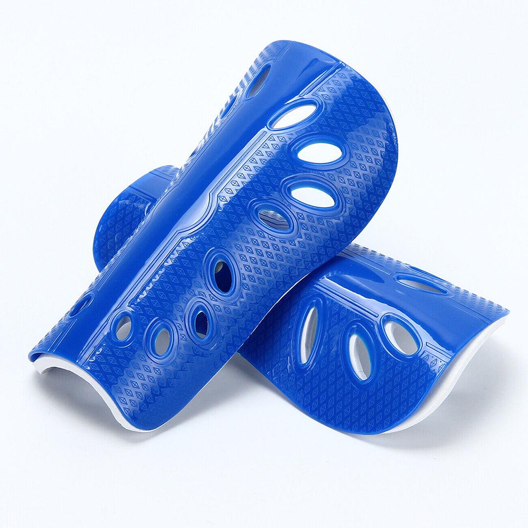 Footballers Shin Pads - Soccer Shin Protector Pad To Secure Leg Shin Guards Sport Guard Strapless Breathable Pads Soccer - Tophatter Daily Deals