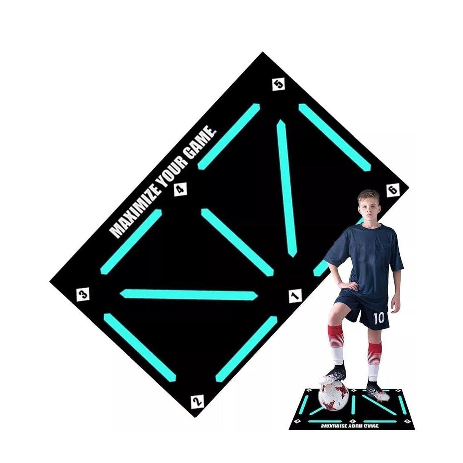 Football Training Mat - Pro Ball Mastery Mat Football Footstep Training Mat Non Slip Soccer Ball Control Sports & Outdoor - Tophatter Daily Deals