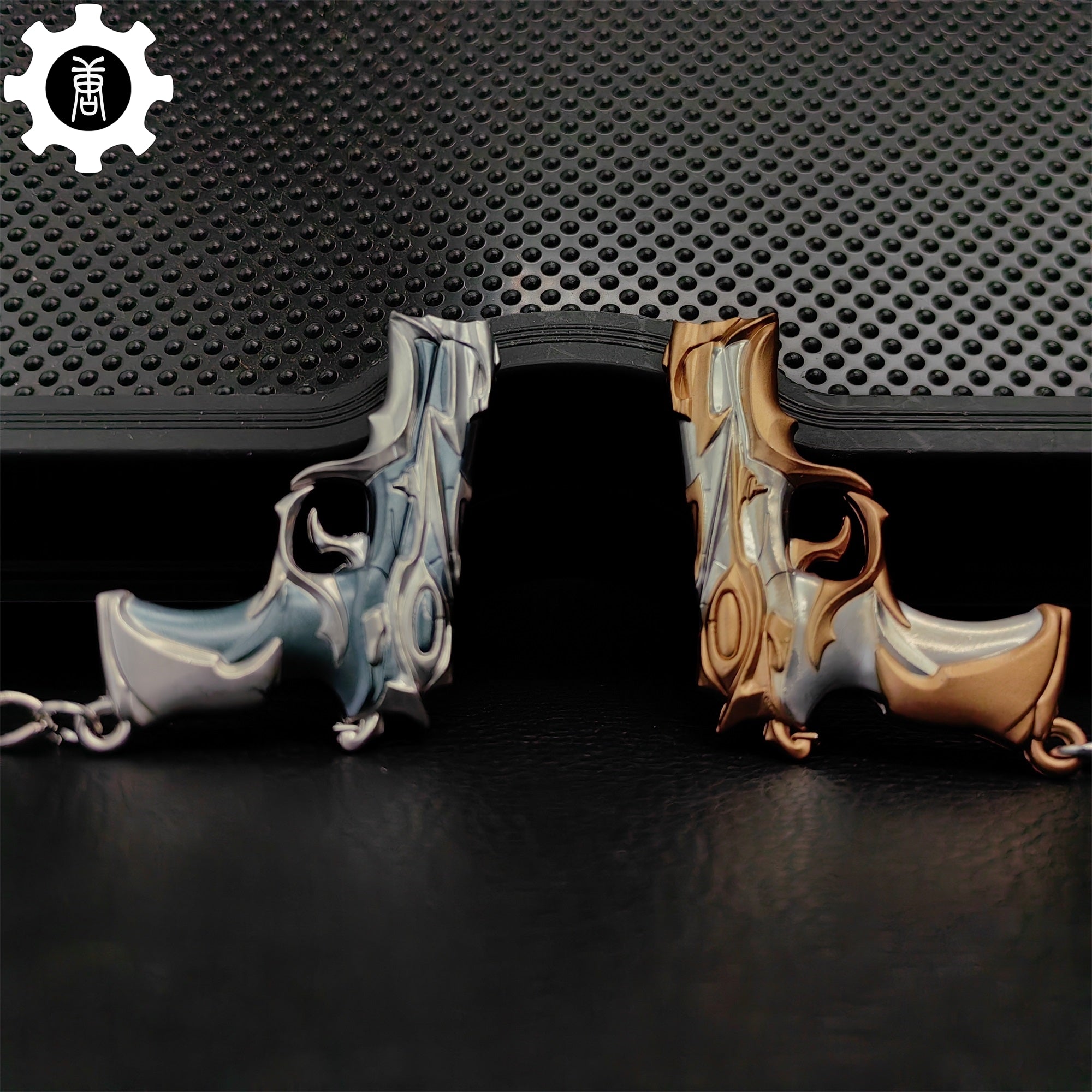 Metal Forsaken Classic Gun Tiny KeyChain Pendant - Tophatter Daily Deals