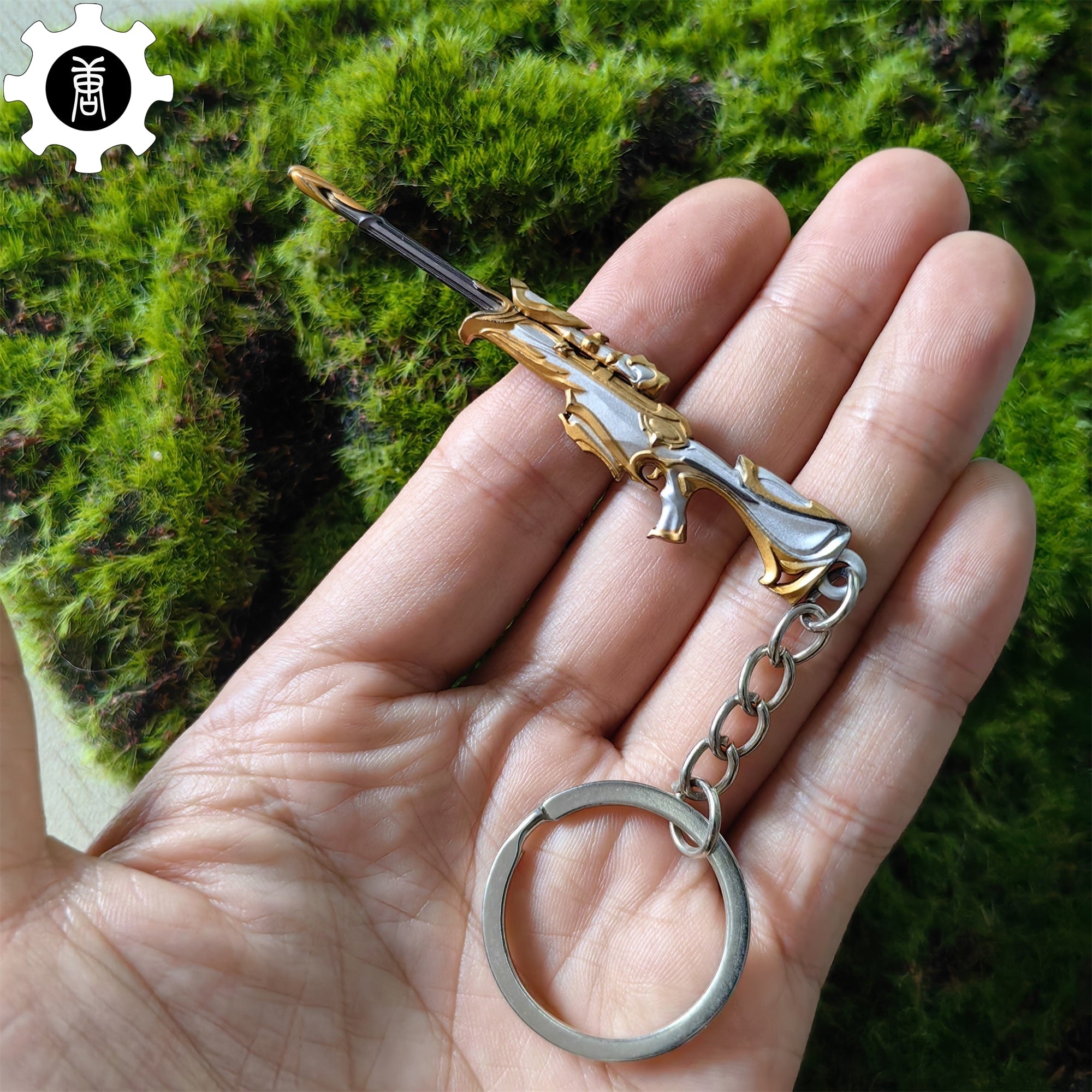 Mini Forsaken Operator Gun Metal Keychain - Tophatter Daily Deals