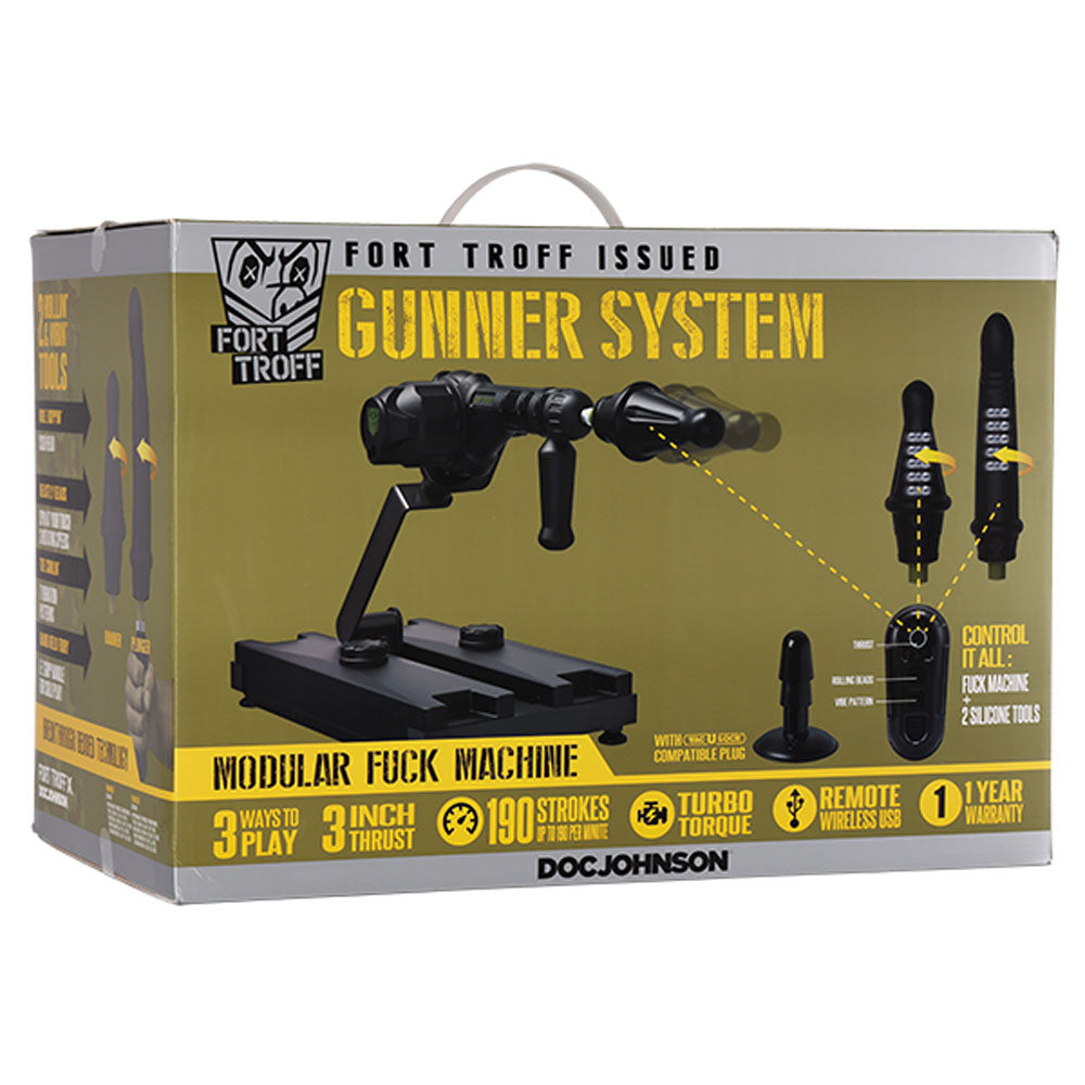 Fort Troff Gunner System – 3-in-1 Modular Vibrating and Rotating Fuck Machine > Sex Toys > Sex Machines - Tophatter Daily Deals