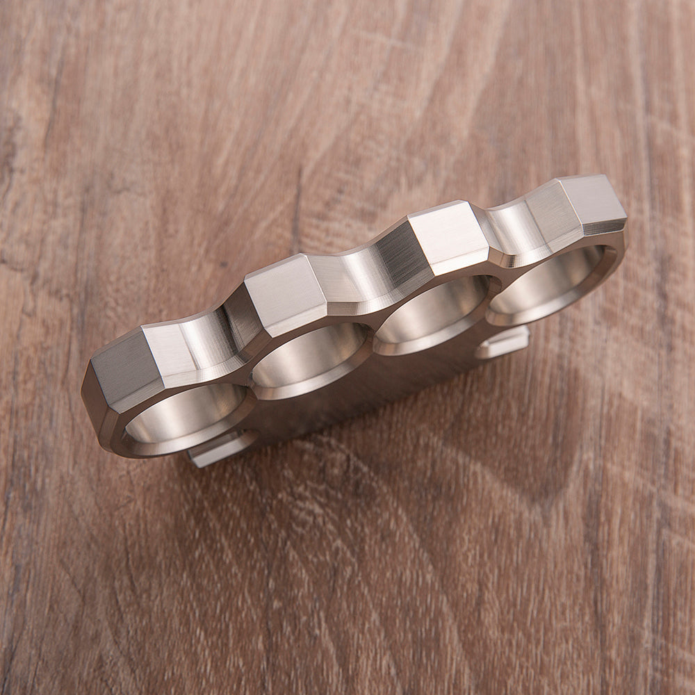 2025 New Classic Stainless Steel 4 Finger Metal Knuckles Brass Knuckles - Tophatter Daily Deals
