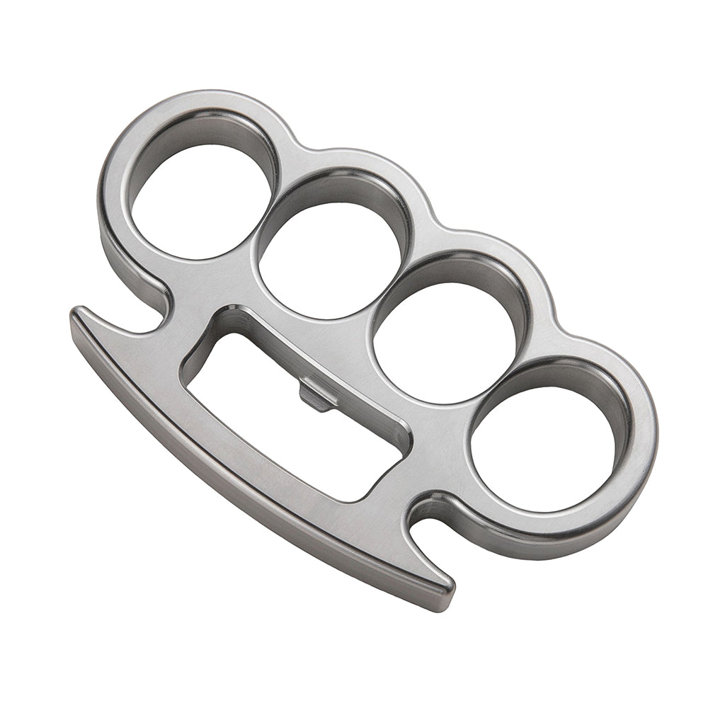 2024 New Four Finger Metal Knuckle Duster Bottle Opener 304 Stainless Steel Brass Knuckles - Tophatter Daily Deals