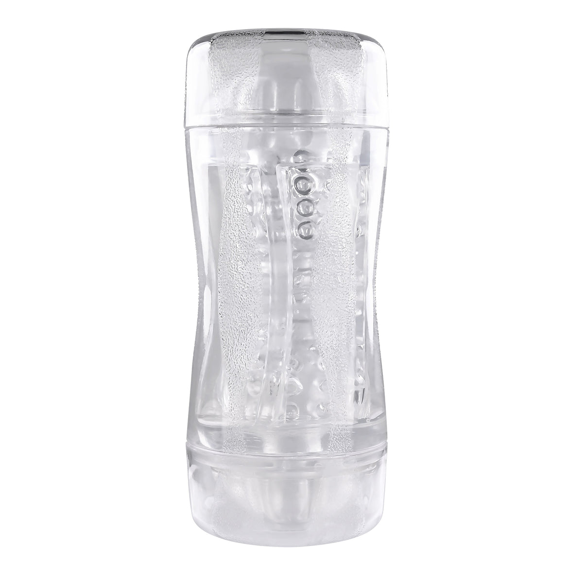 Gender X Double Fantasy – Dual-Ended Transparent Stroker > Sex Toys For Men > Masturbators Cup - Tophatter Daily Deals