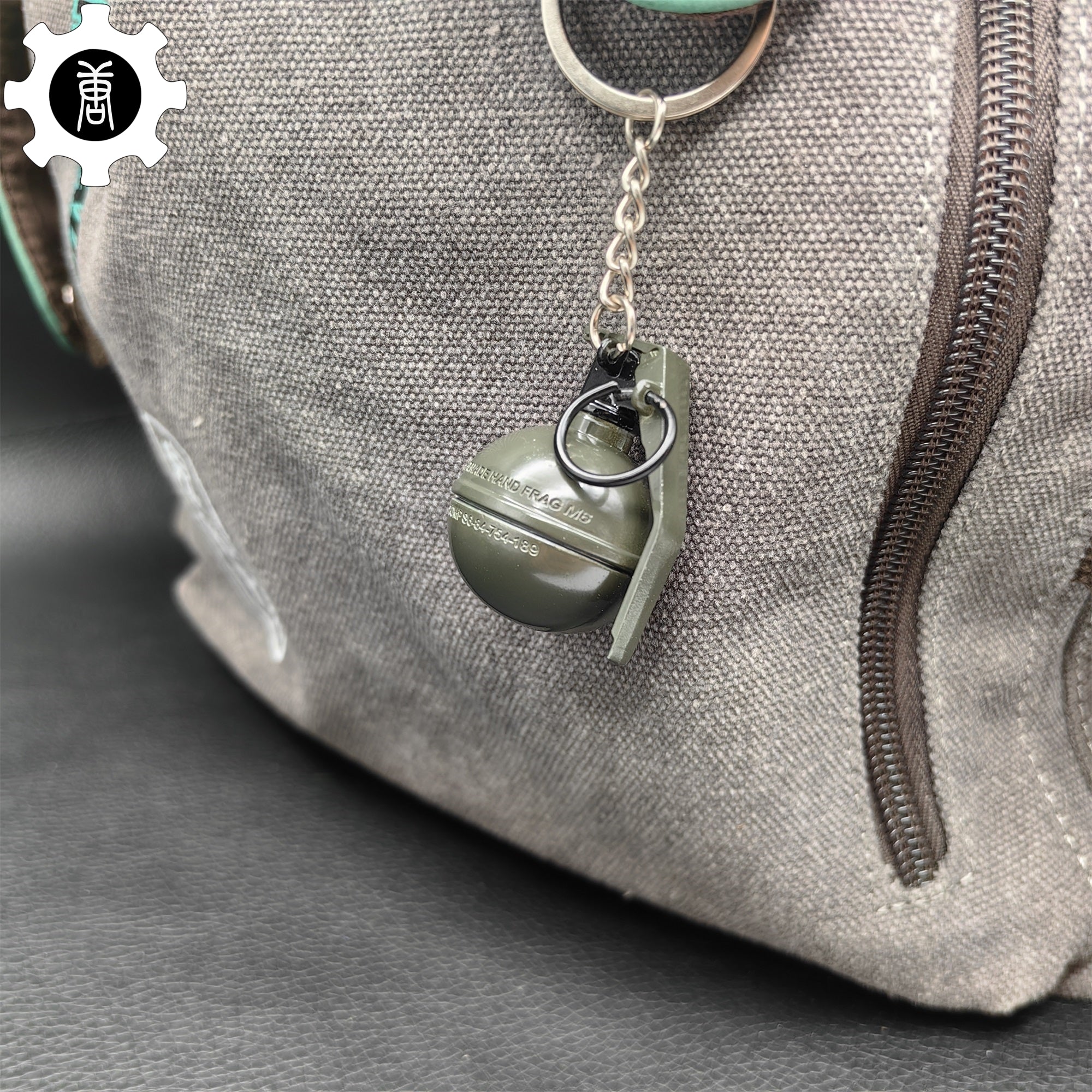 Metal Tiny Frag Grenade Model Keychain - Tophatter Daily Deals