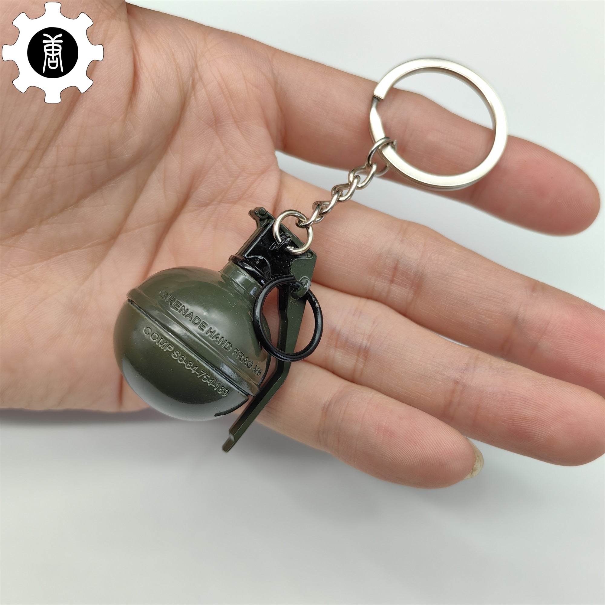 Metal Tiny Frag Grenade Model Keychain Keychain - Tophatter Daily Deals