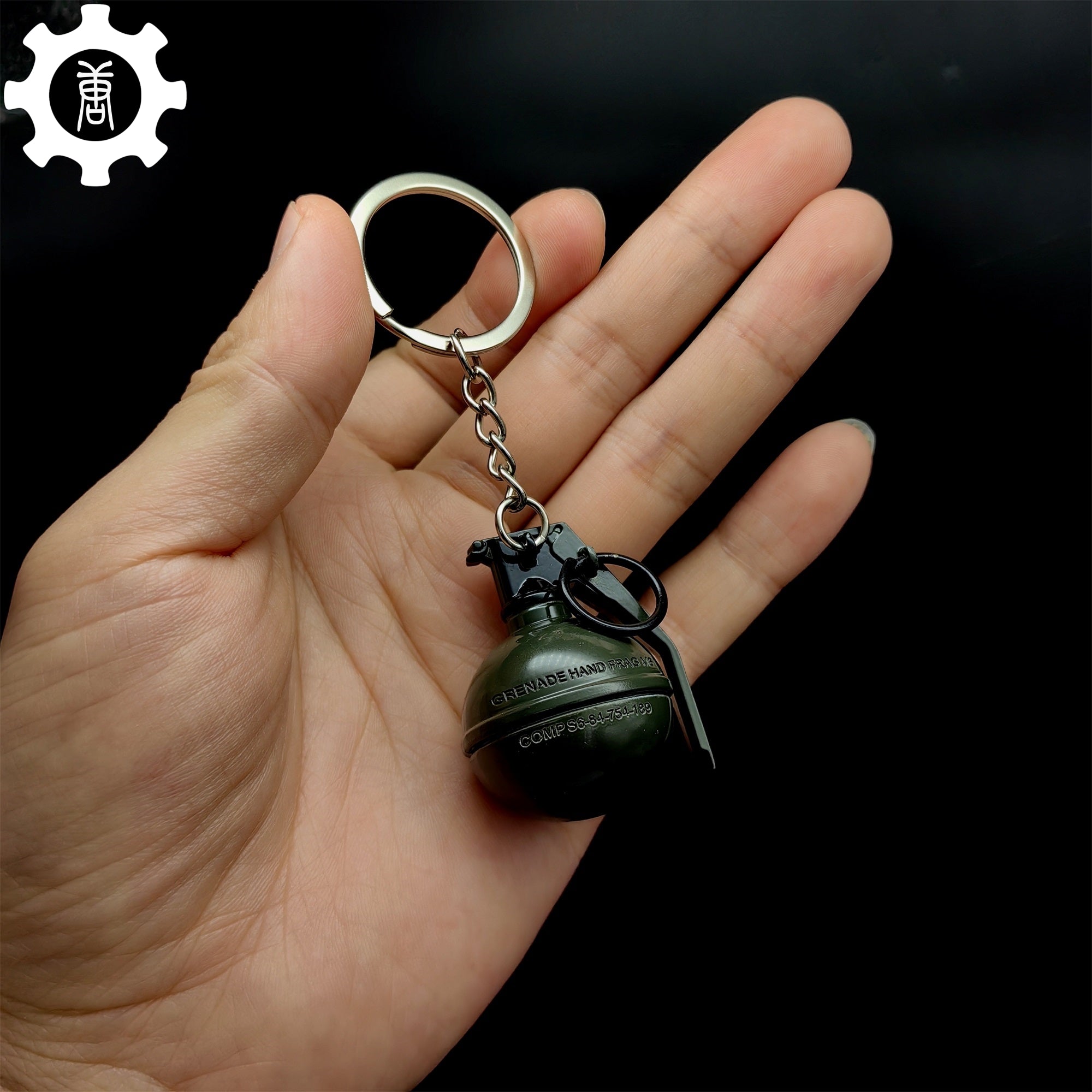 Metal Tiny Frag Grenade Model Keychain - Tophatter Daily Deals